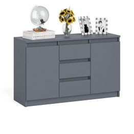 Комод-тумба три ящика и две дверки Мори МК1200.3