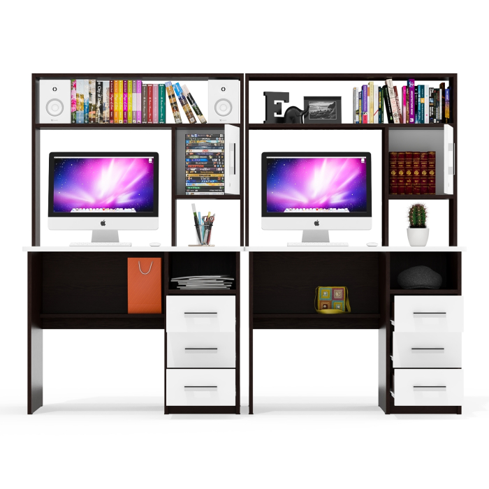 Домашние кабинеты, Стол компьютерный для двоих детей