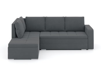 Диван-кровать угловой еврокнижка Бромен, рогожка