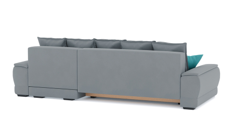 Диван-кровать угловой Нордвикс ПБ, велюр