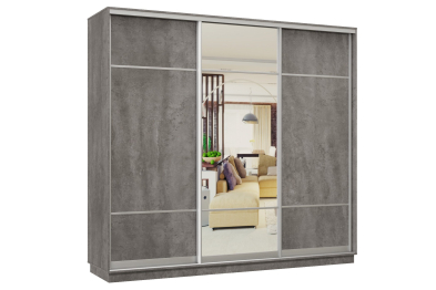 Шкаф-купе Премьер Лайт 57 (08;11;08) трехдверный