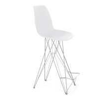 Стулья, Стул барный SHT-S66 хром лак