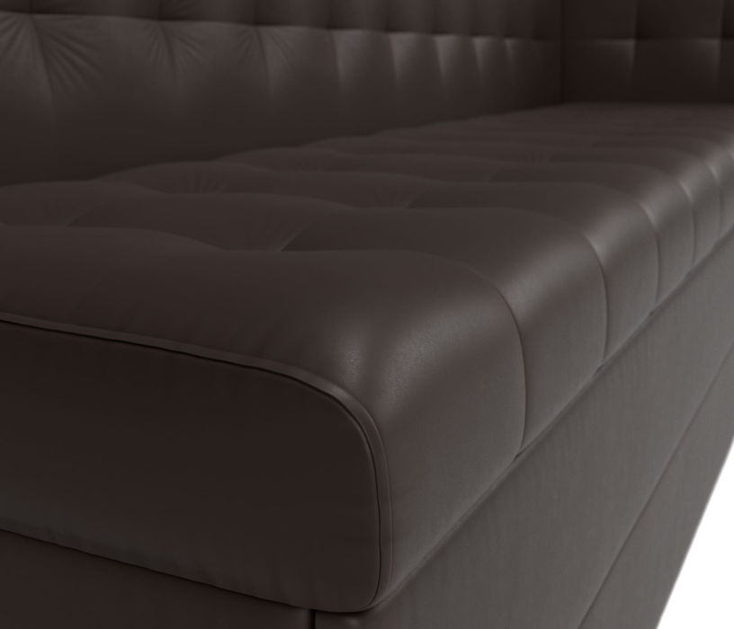 Диваны прямые, Диван кухонный Бриз с углом, эко кожа, правый угол