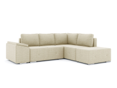 Диваны угловые в гостиную, Диван-кровать угловой Хавьер  ПБ еврокнижка, рогожка Люкс