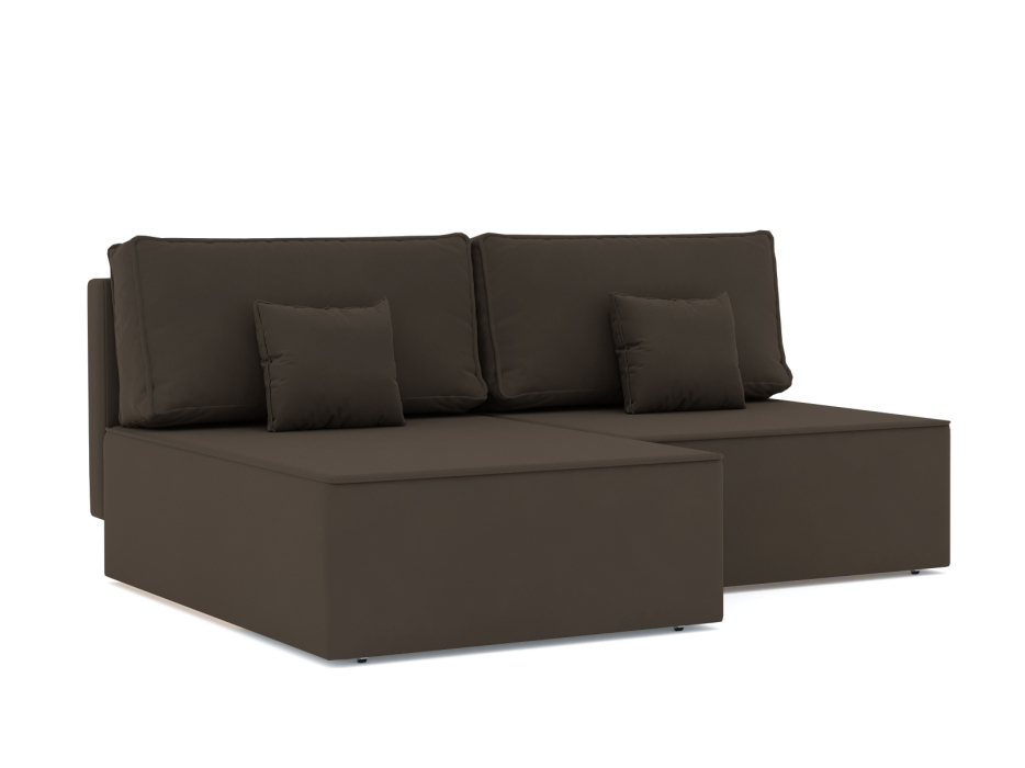 Диваны угловые в гостиную, Диван-кровать угловой еврокнижка Блюм Некст, велюр