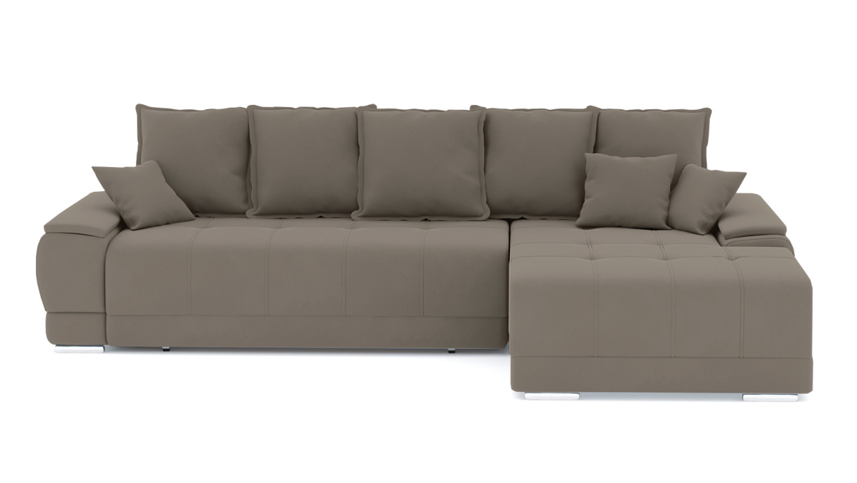 Диваны угловые в гостиную, Диван-кровать угловой Нордвикс ПБ, велюр