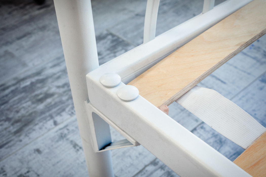 Кровати одноярусные, Детская металлическая кровать Кэтти