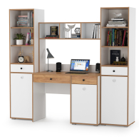 Офисная мебель, Компьютерный стол Вуди с двумя боковыми пеналами
