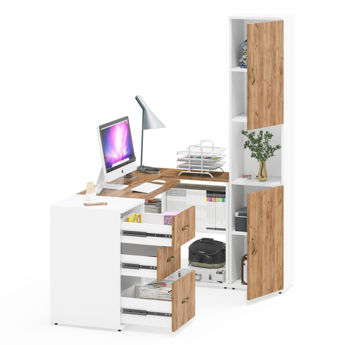 Домашние кабинеты, Лидер-8 мебель для домашнего офиса.