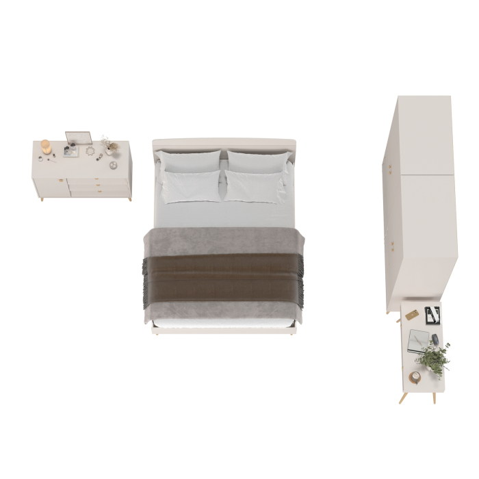 Спальные гарнитуры, Спальня Афина Сп-19-1600 со спальным местом 1600