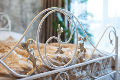 Кованая кровать Венеция 1.8 с двумя спинками