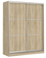 Шкафы-купе 2-х дверные, Шкаф-купе 1755х590х2300 Вариант №3