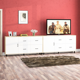 Два больших комода РВК 125-1704 ящики и дверка