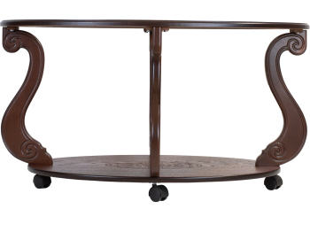 Стол журнальный Мебелик Овация (С) на колесах