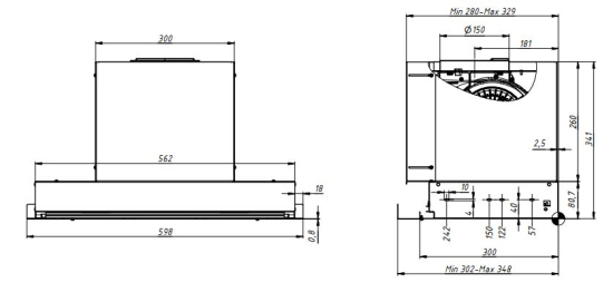 Кухонная вытяжка ELIKOR Sense 60П-100