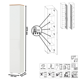 Два шкаф-пенала Октава.