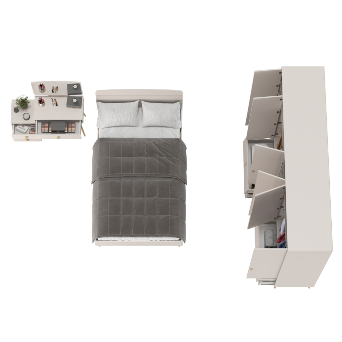 Спальные гарнитуры, Мебель в спальню Афина Сп-20 с кроватью 1200