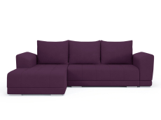 Диваны угловые в гостиную, Диван-кровать угловой Рентон еврокнижка, велюр