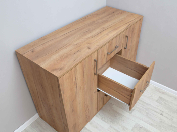 Комод с полками и ящиками 1260х478х862