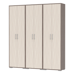 Три шкафа для одежды Домино 2-3430