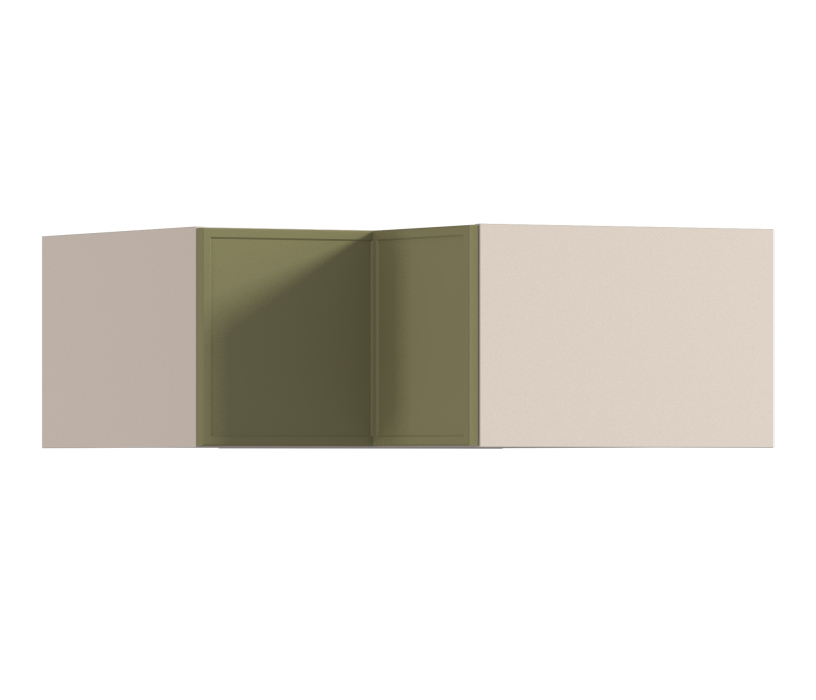 Квадро, Квадро шкаф навесной угловой 2 дв 90х36 см