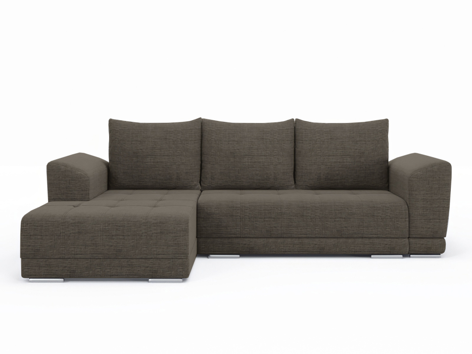 Диваны угловые в гостиную, Диван-кровать угловой Рентон еврокнижка, рогожка Люкс