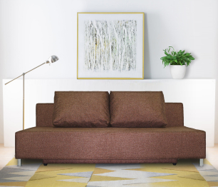 Диван-кровать еврокнижка Парма Комфорт, 140, рогожка