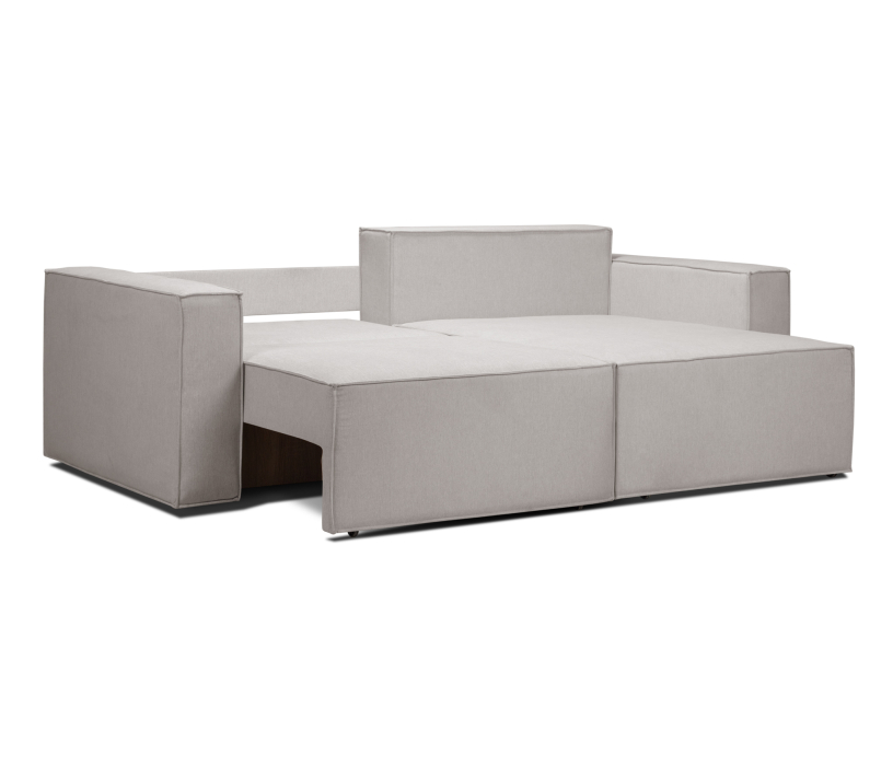 Диваны угловые в гостиную, Диван угловой Чикаго со спальным местом, микровелюр