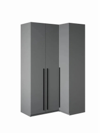 Угловой шкаф для одежды распашной с ящиками, София, 2200х900х1300мм