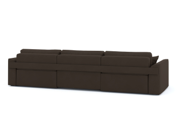 Диван-кровать П-образный Рафаэль еврокнижка НПБ, велюр