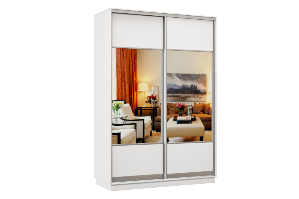 Шкафы-купе, Шкаф-купе Премьер Лайт 09 (05;05) двухдверный