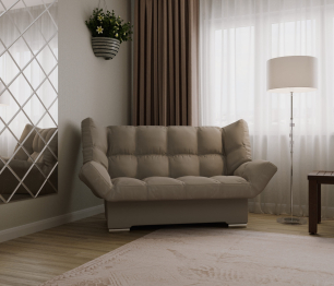 Прямой диван Клик-Кляк,велюр