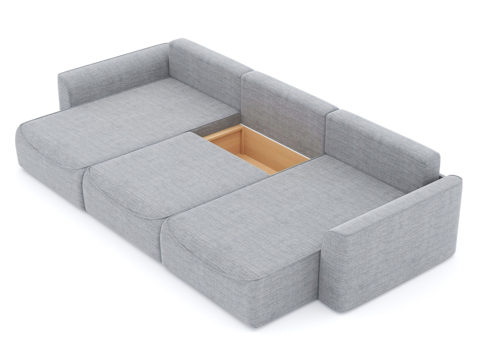 Диваны угловые в гостиную, Диван-кровать П-образный Рафаэль еврокнижка НПБ, рогожка Люкс