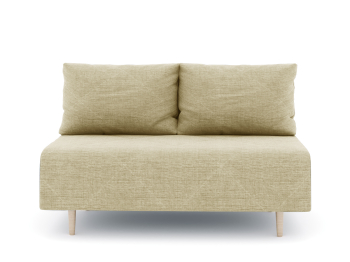 Диван прямой нераскладной Милли мини 2-х  местный без подлокотников, рогожка