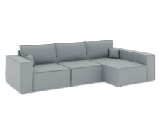 Диваны угловые в гостиную, Диван-кровать угловой Фостер Лофт, еврокнижка велюр