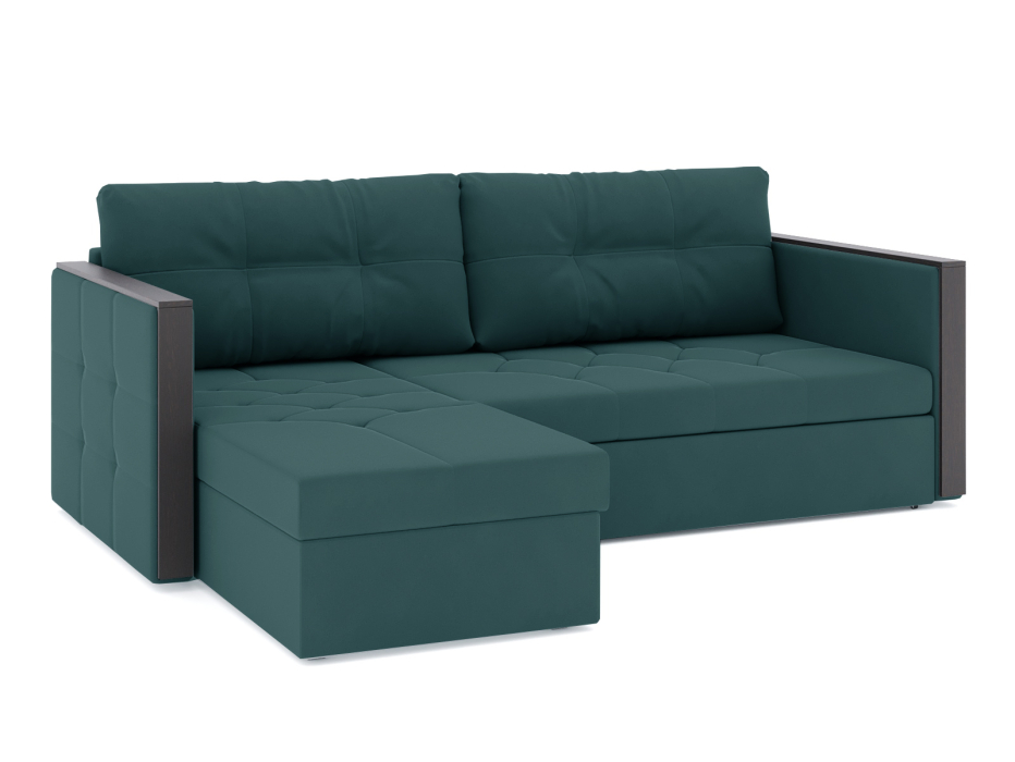 Диваны угловые в гостиную, Диван-кровать угловой Даймонд дельфин, велюр