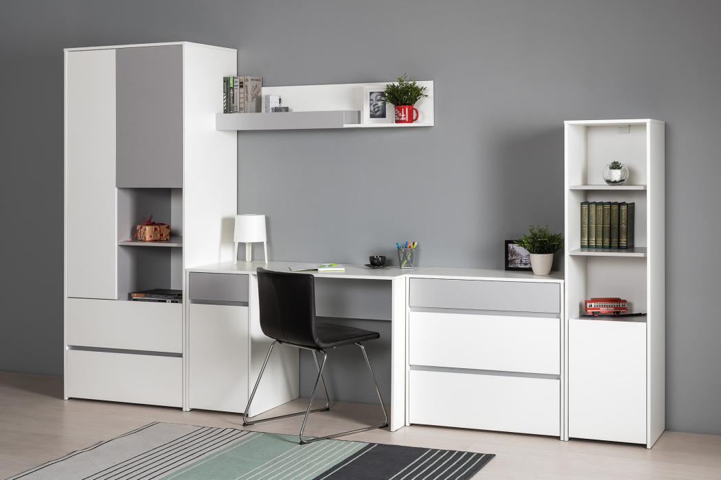 Для девочек, Полный набор мебели в молодёжную комнату Торонто № 01