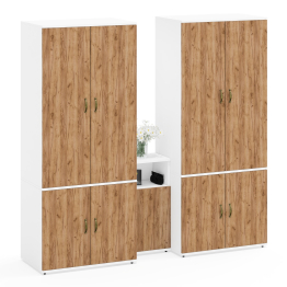 Набор шкафов и тумба с нишей Лидер-8 № 37