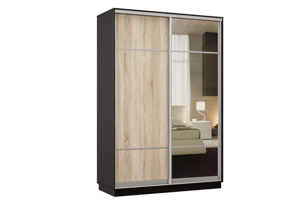Шкафы-купе, Шкаф-купе Премьер Лайт 03 (08;11) двухдверный