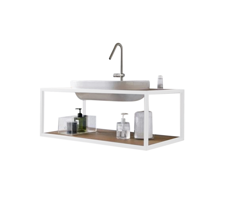 Тумбы без раковины, Полка под раковину Бруклин