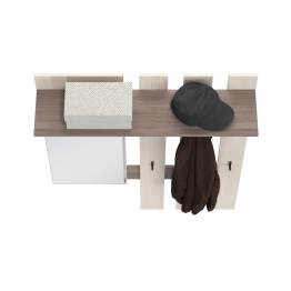 Вешалка с зеркалом Лира