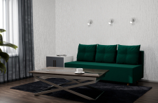 Диваны еврокнижки, Прямой диван Сияние,еврокнижка,велюр