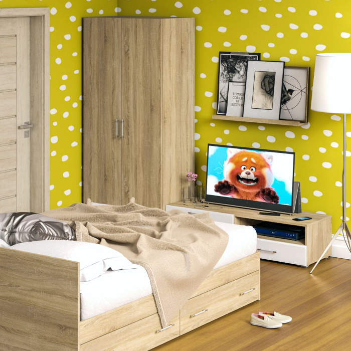 Спальные гарнитуры, Спальня Стандарт № 3 с кроватью 1600 с ящиками