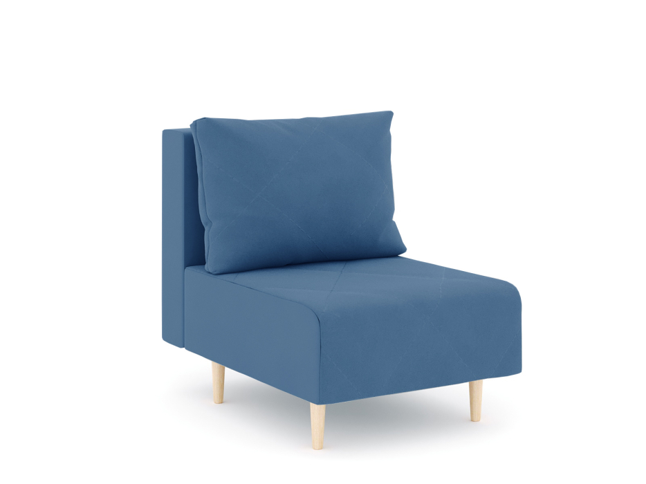 Кресло для отдыха, Кресло для отдыха Милли без подлокотников, велюр