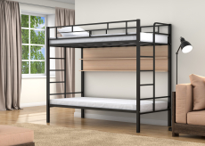 Для подростков, Двухъярусная кровать Валенсия Твист полка дуб молочный