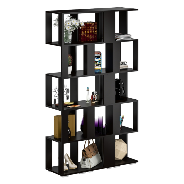 Стеллажи, Комплект их 3-х открытых стеллажей.