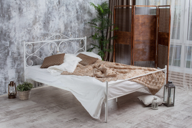 Кованая кровать Валенсия 1.6 с одной спинкой