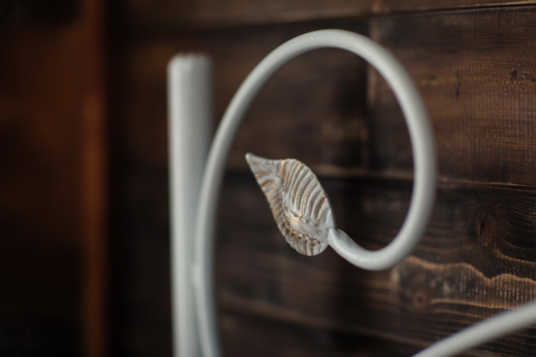 Двуспальные, Кованая кровать Виктория 1.8 с одной спинкой