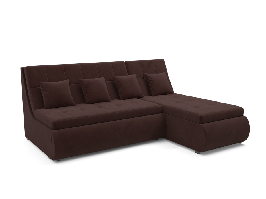 Диваны угловые в гостиную, Диван угловой Дубай (Велюр)