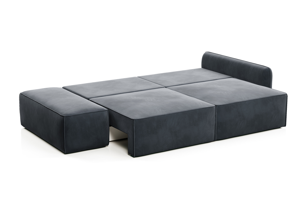 Диваны с ящиком для белья, Диван прямой ПОРТЛЕНД с банкеткой